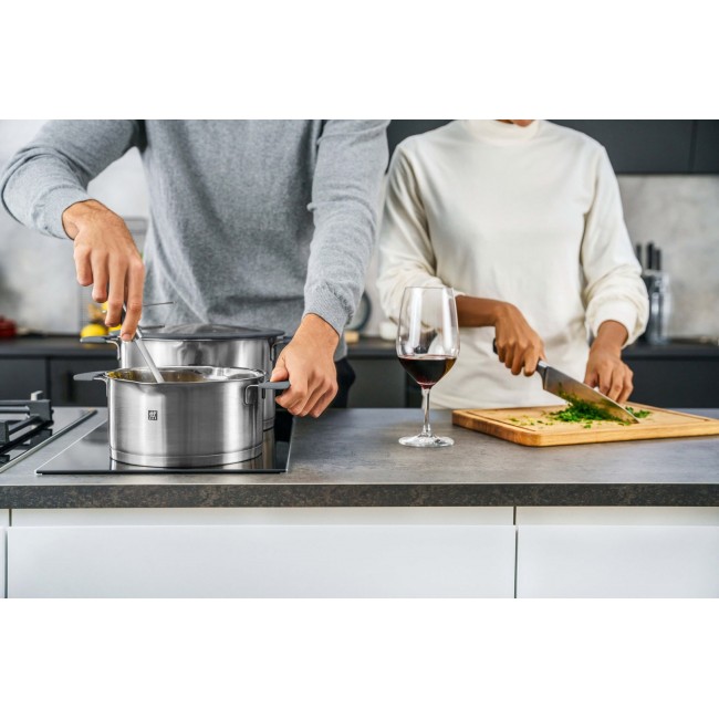 ZWILLING SIMPLIFY 66870-005-0 Pots set Stainless steel 5 pcs. Silver Black ZWILLING SIMPLIFY 66870-005-0 Pots set Stainless steel 5 pcs. Silver Black