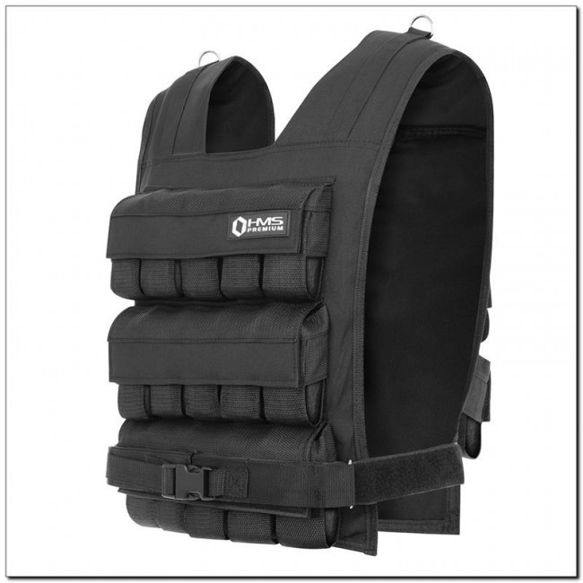 HMS Fitness KTO30 weighted vest Steel Black HMS Fitness KTO30 weighted vest Steel Black