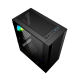 Gembird Fornax 4000 ARGB gaming ATX computer case, Midi Tower, backlight, Black Gembird Fornax 4000 ARGB gaming ATX computer case, Midi Tower, backlight, Black