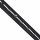 Adjustable walking stick ACTIONMED black