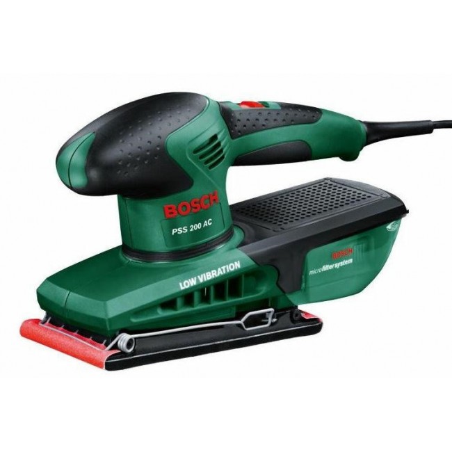 Bosch PSS 200 AC Orbital sander 24000 OPM Black, Green 200 W