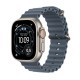Apple Watch Ultra 3 GPS + Cellular 49mm Natural Titanium Case with Anchor Blue Ocean Band