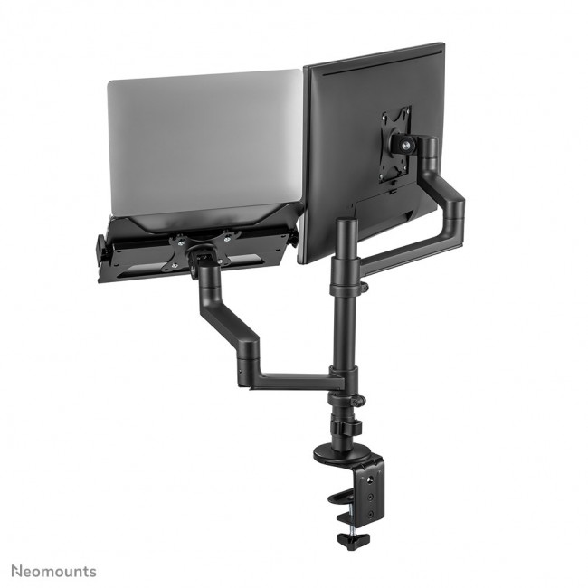 Neomounts DS20-425BL2 Monitor arm with laptop holder 17-27