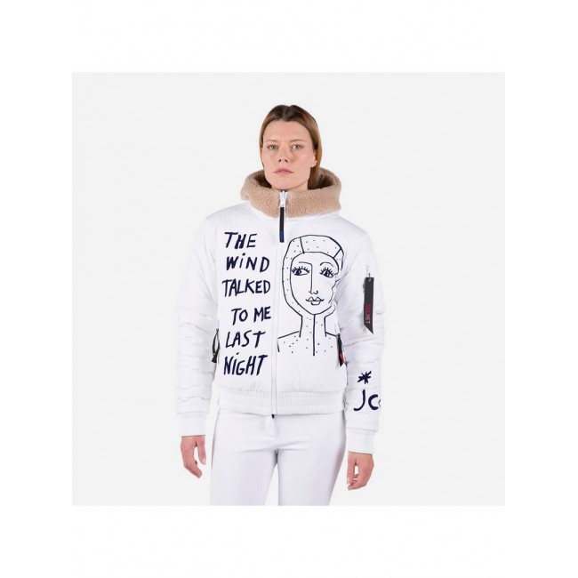 Jacket Rossignol W Yety Fleecy Bomber Jkt white