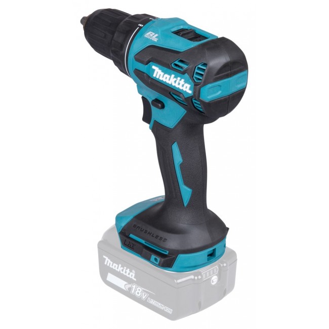 Makita DDF490Z drill 1900 RPM Keyless 1.7 kg Blue, Black