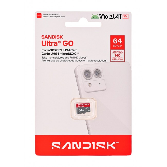 SanDisk Ultra GO 64 GB MicroSDXC UHS-I