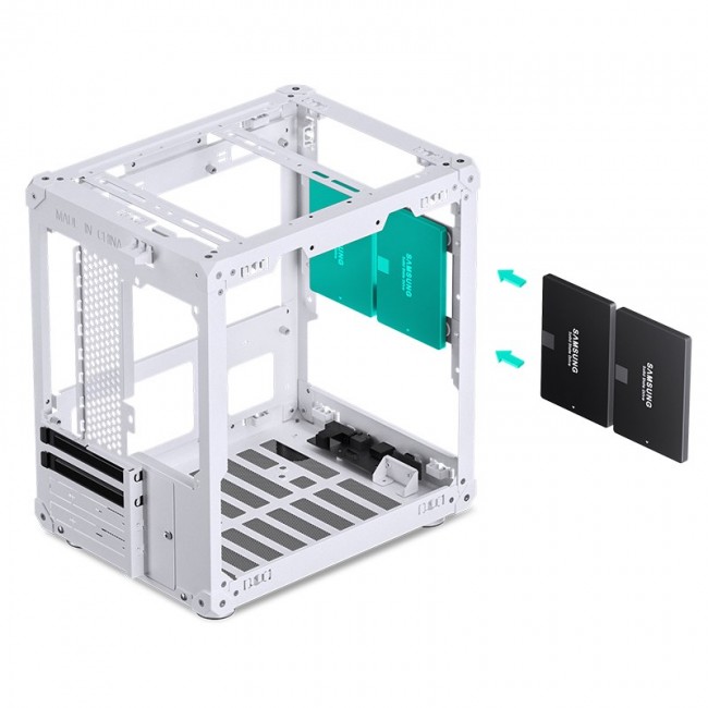Jonsbo C6 Micro-ATX Case - white