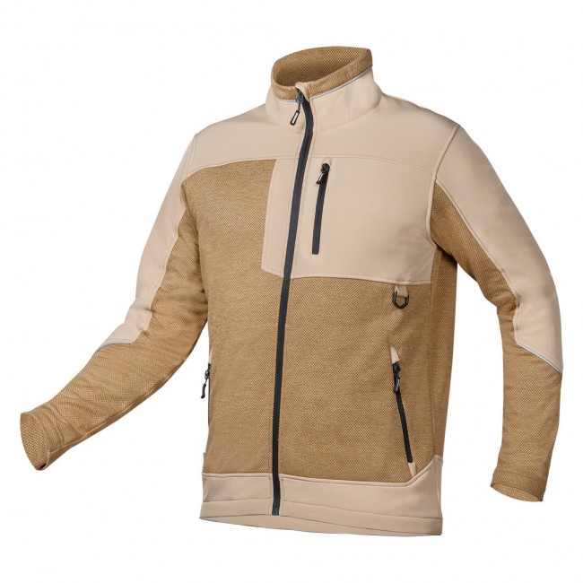 Softshell sweatshirt OUTDOOR, beige, size M Softshell sweatshirt OUTDOOR, beige, size M
