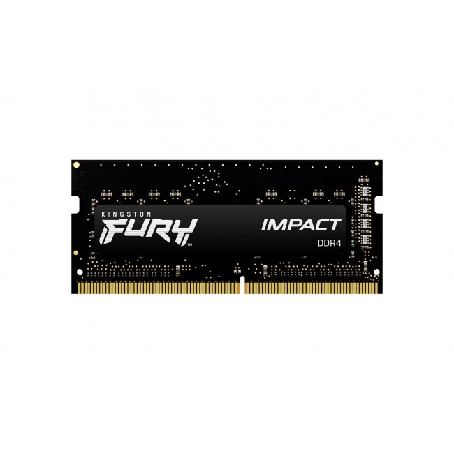 Kingston Technology FURY 16GB 3200MT/s DDR4 CL20 SODIMM (Kit of 2) Impact Kingston Technology FURY 16GB 3200MT/s DDR4 CL20 SODIMM (Kit of 2) Impact