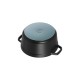 Staub Round Cast Iron Casserole - 3.8 ltr, Black Staub Round Cast Iron Casserole - 3.8 ltr, Black