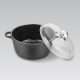 Maestro MR-4624C Pot with lid 24 cm 4 l Black Maestro MR-4624C Pot with lid 24 cm 4 l Black