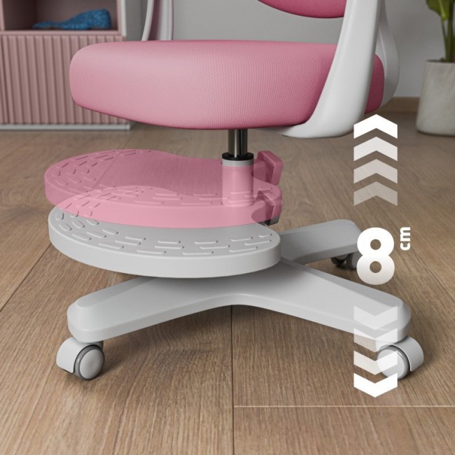 Junior 4.6 Pink swivel chair
