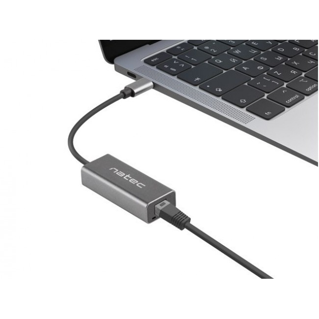 NATEC NETWORK CARD CRICKET 1GB USB-C 3.1 1X RJ45