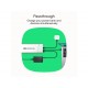 Green Cell PBPLGC20P power bank Lithium-Ion (Li-Ion) 20800 mAh Aluminium, Black, Green, Light grey, Silver
