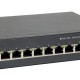 LevelOne 10-Port Web Smart Gigabit PoE Switch, 8 PoE Outputs, 2 x Gigabit SFP, 70W