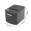 Qoltec 50256 Receipt printer RTP-0256 | voucher | thermal | High Speed | 203 dpi | USB