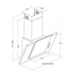 Akpo WK-4 Grand Eco 50 Chimney Hood Black