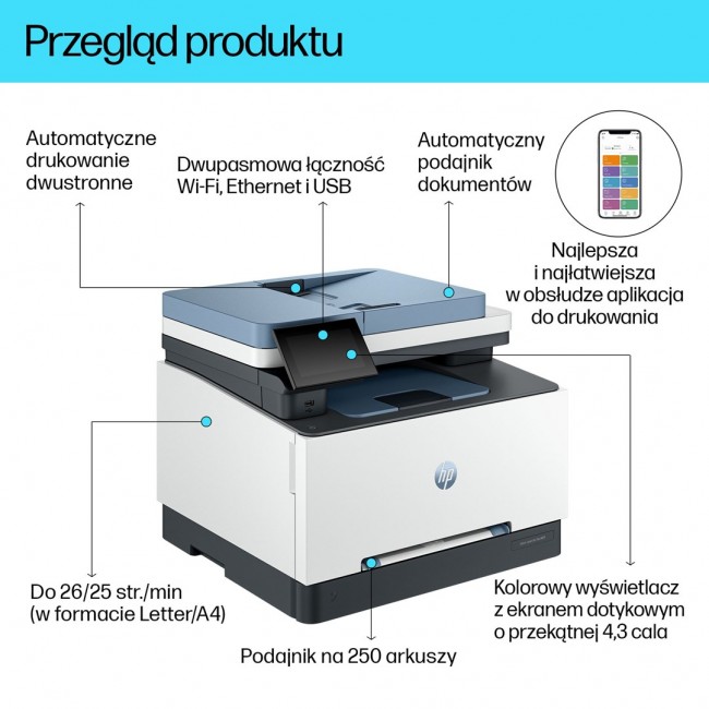 HP Color LaserJet Pro MFP 3302sdw Laser A4 600 x 600 DPI 25 ppm Wi-Fi