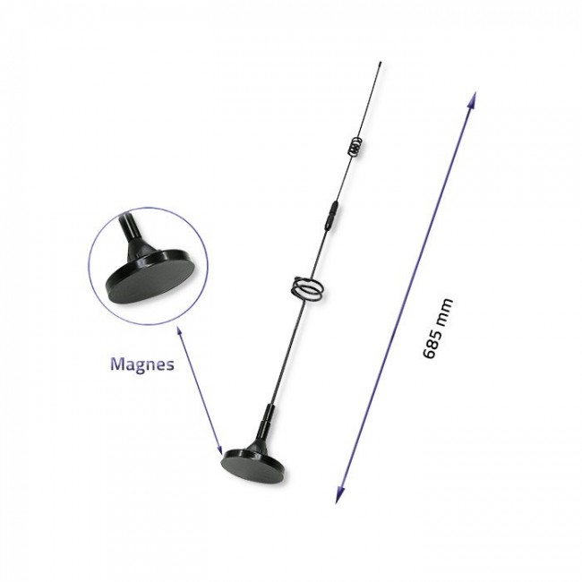 Qoltec 57035 GSM Antenna 600-2700 MHz LTE | Indoor Qoltec 57035 GSM Antenna 600-2700 MHz LTE | Indoor