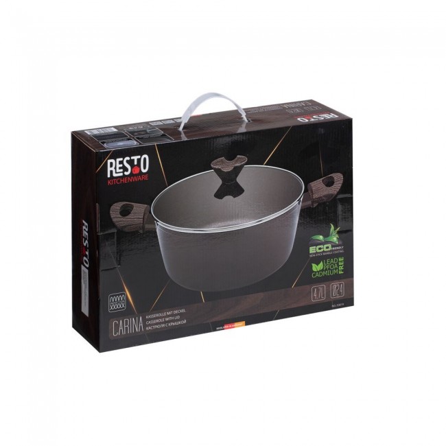 Resto Kitchenware Carina 4.7 L Round Bordeaux Resto Kitchenware Carina 4.7 L Round Bordeaux