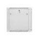 Lanberg wall-mounted installation rack cabinet 19'' 12U 600x600mm gray (glass door)