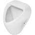Hanging urinal - water connection from the back