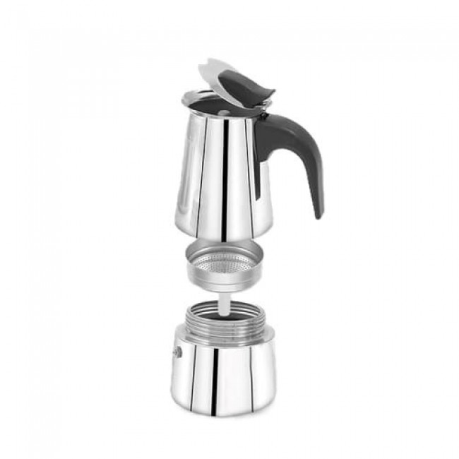Bialetti Brikka Moka pot 0.1 L Black, Stainless steel