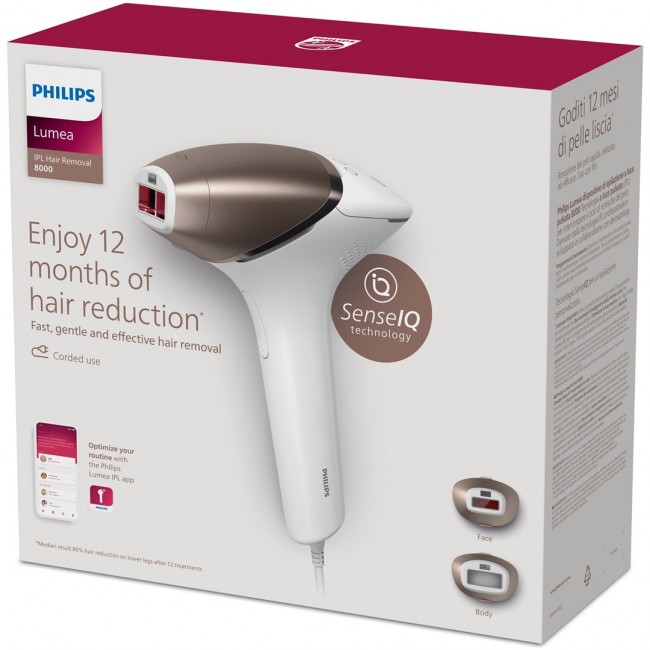Philips Lumea Prestige Lumea IPL 8000 Series BRI945/00 IPL hair removal device with SenseIQ