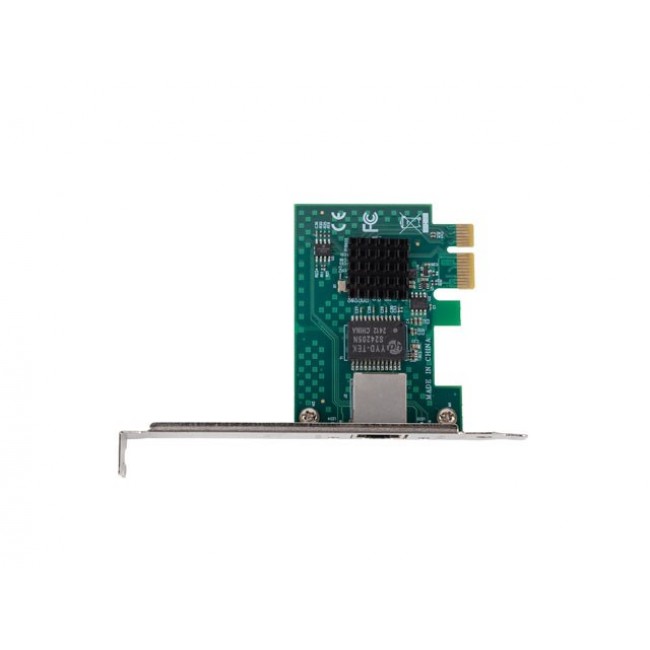 NETWORK CARD LANBERG PCI EXPRESS X1 1X RJ45 2.5GB LOW PROFILE BRACKET