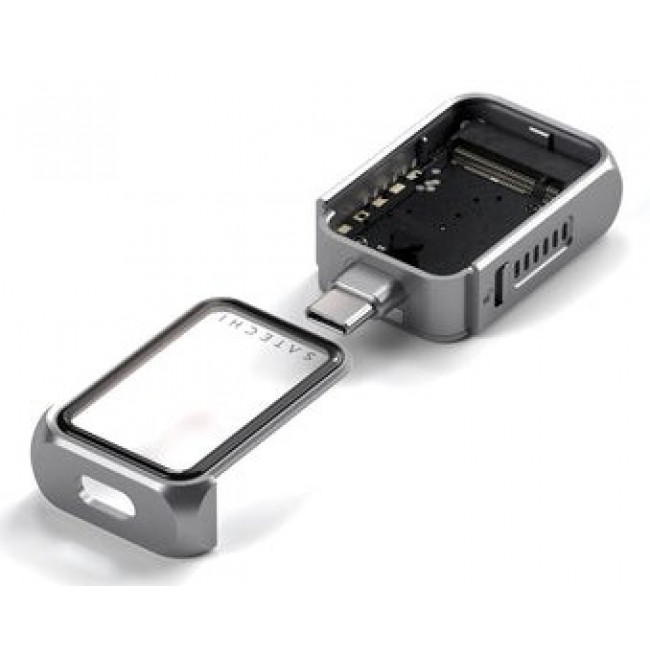 Satechi Mini NVMe SSD Enclosure - USB-C to NVME SSD 2230 Adapter (space gray)