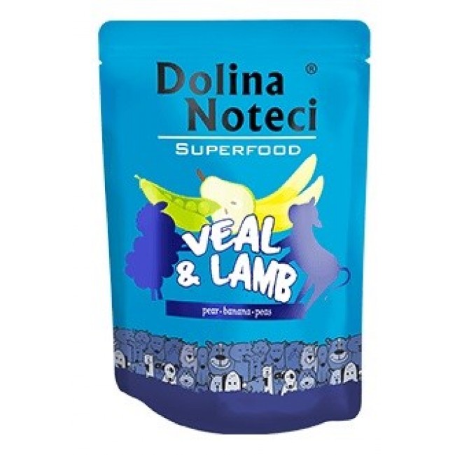 Dolina Noteci Superfood - Veal and Lamb - wet dog food - 300 g