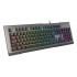 GENESIS Rhod 500 RGB keyboard Gaming USB QWERTY Spanish Black, Grey
