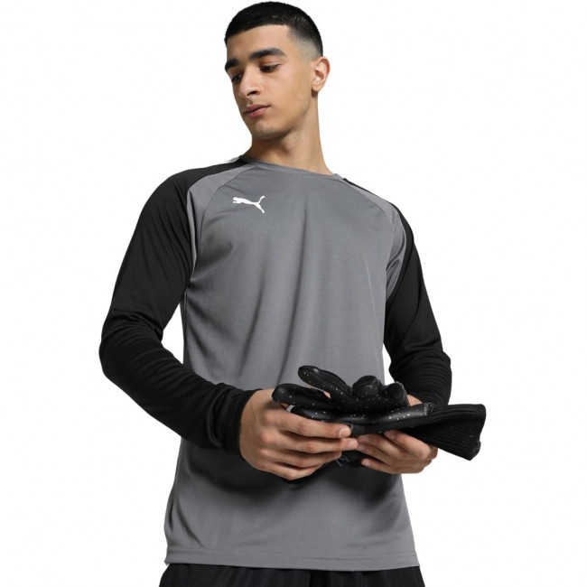 Puma teamPACER GK LS men's goalkeeper sweatshirt grey 704933 43 L