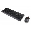 Lenovo Essential Wired Combo Black US Euro keyboard Mouse included Universal USB