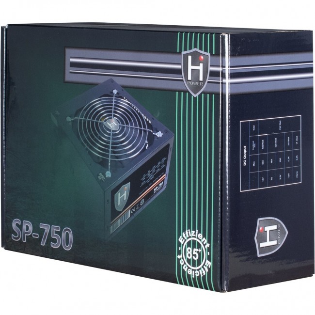 Inter-Tech HIPOWER SP-750 power supply unit 750 W 20+4 pin ATX ATX Black Inter-Tech HIPOWER SP-750 power supply unit 750 W 20+4 pin ATX ATX Black