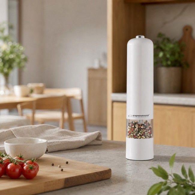 Esperanza EKP001W White pepper mill