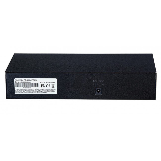 Intellinet 8-Port Fast Ethernet PoE+ Switch, 8 x PoE ports, IEEE 802.3at/af Power-over-Ethernet (PoE+/PoE), Endspan, Desktop, Box Intellinet 8-Port Fast Ethernet PoE+ Switch, 8 x PoE ports, IEEE 802.3at/af Power-over-Ethernet (PoE+/PoE), Endspan, Desktop, Box