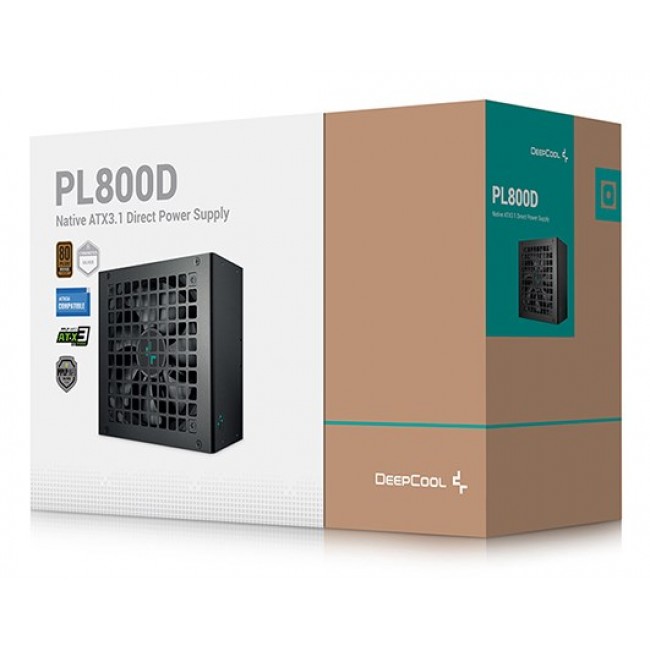 DeepCool PL800D power supply unit 800 W 20+4 pin ATX ATX Black DeepCool PL800D power supply unit 800 W 20+4 pin ATX ATX Black