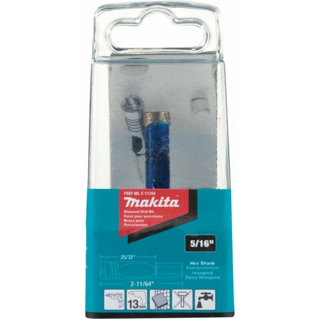 MAKITA DIAMOND BITS 8 x 55mm MAKITA DIAMOND BITS 8 x 55mm