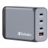 Verbatim GNC-240 GaN Charger 4 Port 240W USB A/C (EU/UK/US)