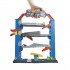 Hot Wheels City Stunt Garage Playset with 1 Toy Car in 1:64 Scale & Storage for 20+ Vehicles