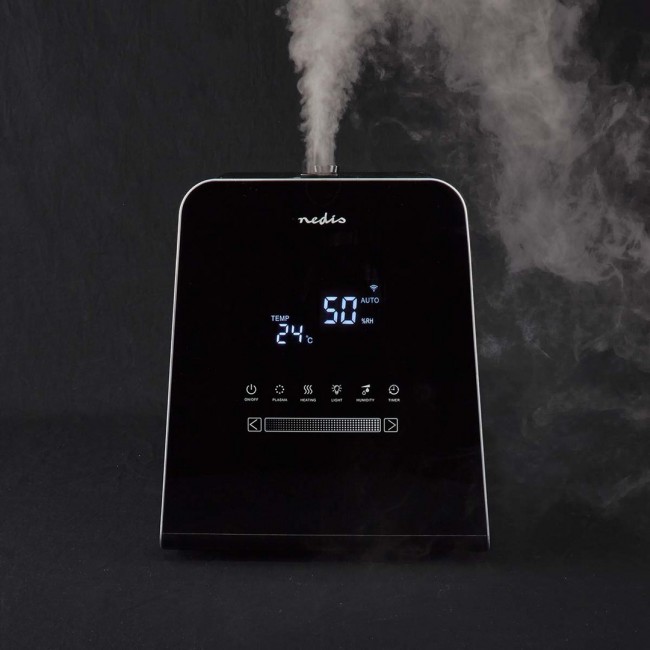 Nedis HUMI150BKW humidifier Steam 5.5 L Black 30 W