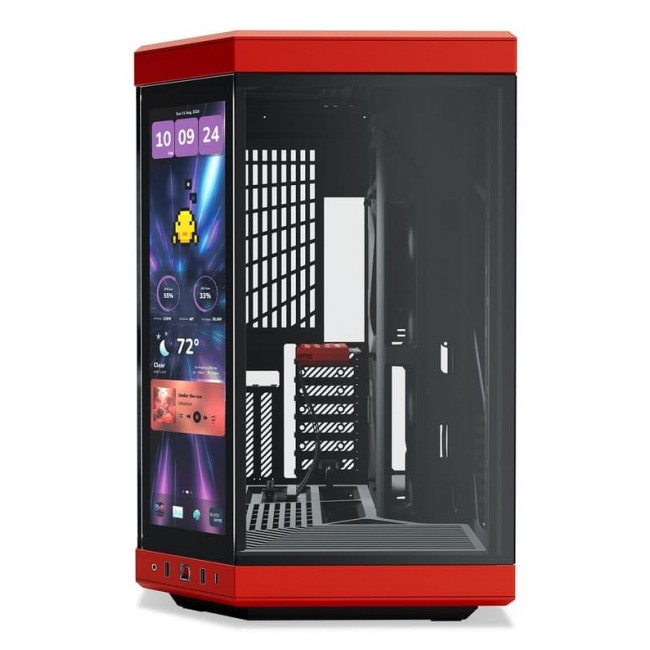HYTE Y70 Touch Infinite Midi Tower Black, Cherry colour