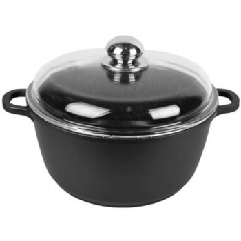 Maestro MR-4616C Pot with lid 16 cm 1 l Black