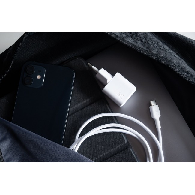 USB Charger Green Cell PowerGaN 33 W PD 3.0 QC 3.0 1x USB-C white USB Charger Green Cell PowerGaN 33 W PD 3.0 QC 3.0 1x USB-C white