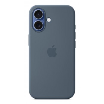 Apple iPhone 17 Silicone Case with MagSafe Anchor Blue