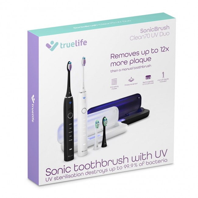 TrueLife SonicBrush Clean70 UV Duo Sonic Toothbrush