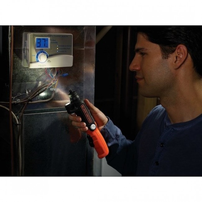 Black & Decker BDCSFL20C-QW Black, Orange