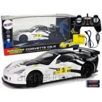 Auto Sportowe Wy cigowe R/C 1:18 Corvette C6.R Bia y 2.4 G wiat a