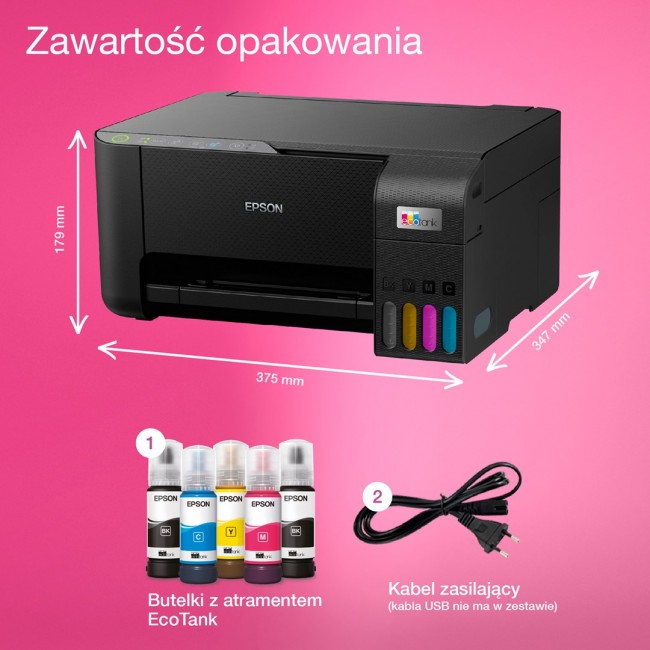 Epson EcoTank L3270 WiFi - A4 multifunctional printer with Wi-Fi and continuous ink supply